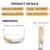 SmartLife Smart LED Ceiling Light WiFi APP Control Remote Dimmable Wooden Surface Mount Siling Light MUJI Ceiling Lamp - Image 6