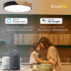 SmartLife Smart LED Ceiling Light WiFi APP Control Remote Dimmable Wooden Surface Mount Siling Light MUJI Ceiling Lamp - Image 2