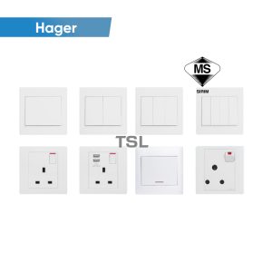 HAGER MUSE FULL SERIES SWITCHES & SOCKET(SIRIM)