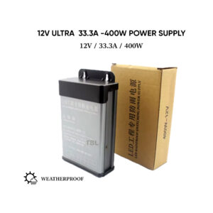 12V 33.3A 400W Outdoor LED Power Supply Weather Proof