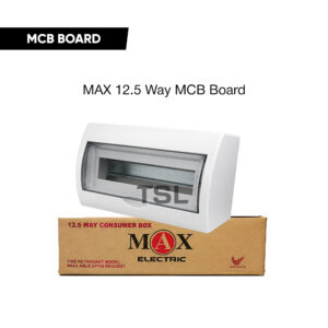 MAX 12.5 WAY PLASTIC MCB BOARD