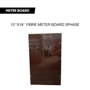 12''X19'' Fiber Meter Board -3 Phase