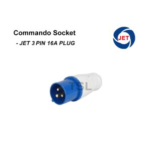 3 Pin 16A Industrial Commando Plug