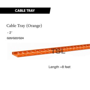 Cable Tray 2" (Orange) – G20 / G22 / G24 (8 Feet Length)