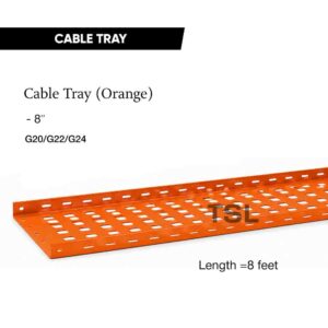 Cable Tray 8" (Orange) – G20 / G22 / G24 (8 Feet Length)