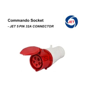 5 Pin 32A Industrial Commando Plug Connector