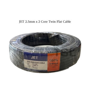 JET 2.5mm x 2 core Twin Flat Cable