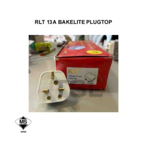 RLT 13A Bakelite Plug Top With Wire Clamp