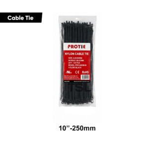 PROTIE CABLE TIE 10'' BLACK