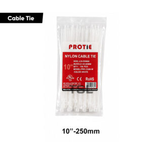 PROTIE CABLE TIE -10'' WHITE
