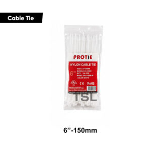 PROTIE CABLE TIE -6'' WHITE