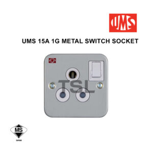 UMS 15A Metal Clad Switch Socket