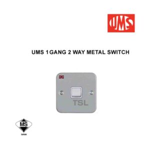 UMS 1 Gang 2 Way Metal Clad Switch