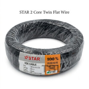 Star Twin Flat 2 Core Wire 23/0.15X2C