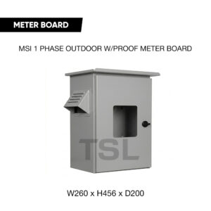 tnb meter board outdoor housing single phase