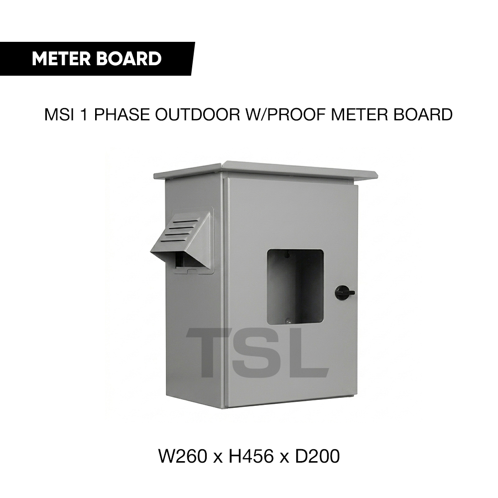 tnb meter board outdoor housing single phase